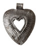 Metal XS Heart Pendant, Haiti