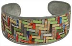 Woven Recycled Tin Sm. Bracelets, India