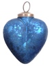 Glass Heart with Blue Finish, India