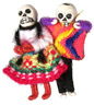 Skeleton Cholita Pin, Peru